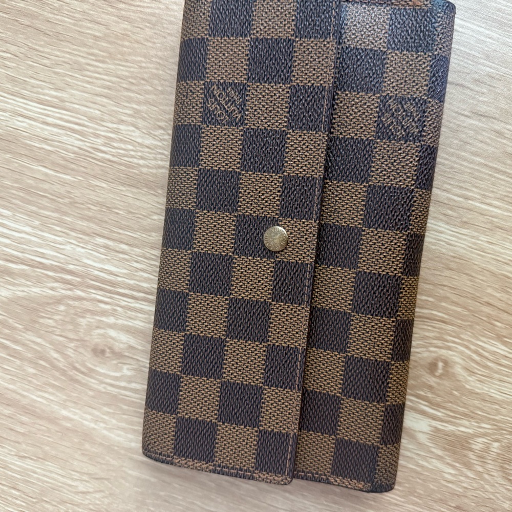 Louis Vuitton Damier long wallet - brown